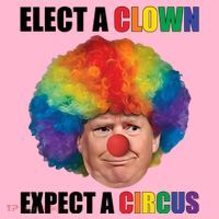 Elect Clown Expect A Circus Anti Trump Coaster thumb 2