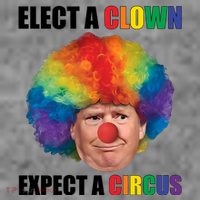 Elect Clown Expect A Circus Anti Trump Toddler Hoodie thumb 2