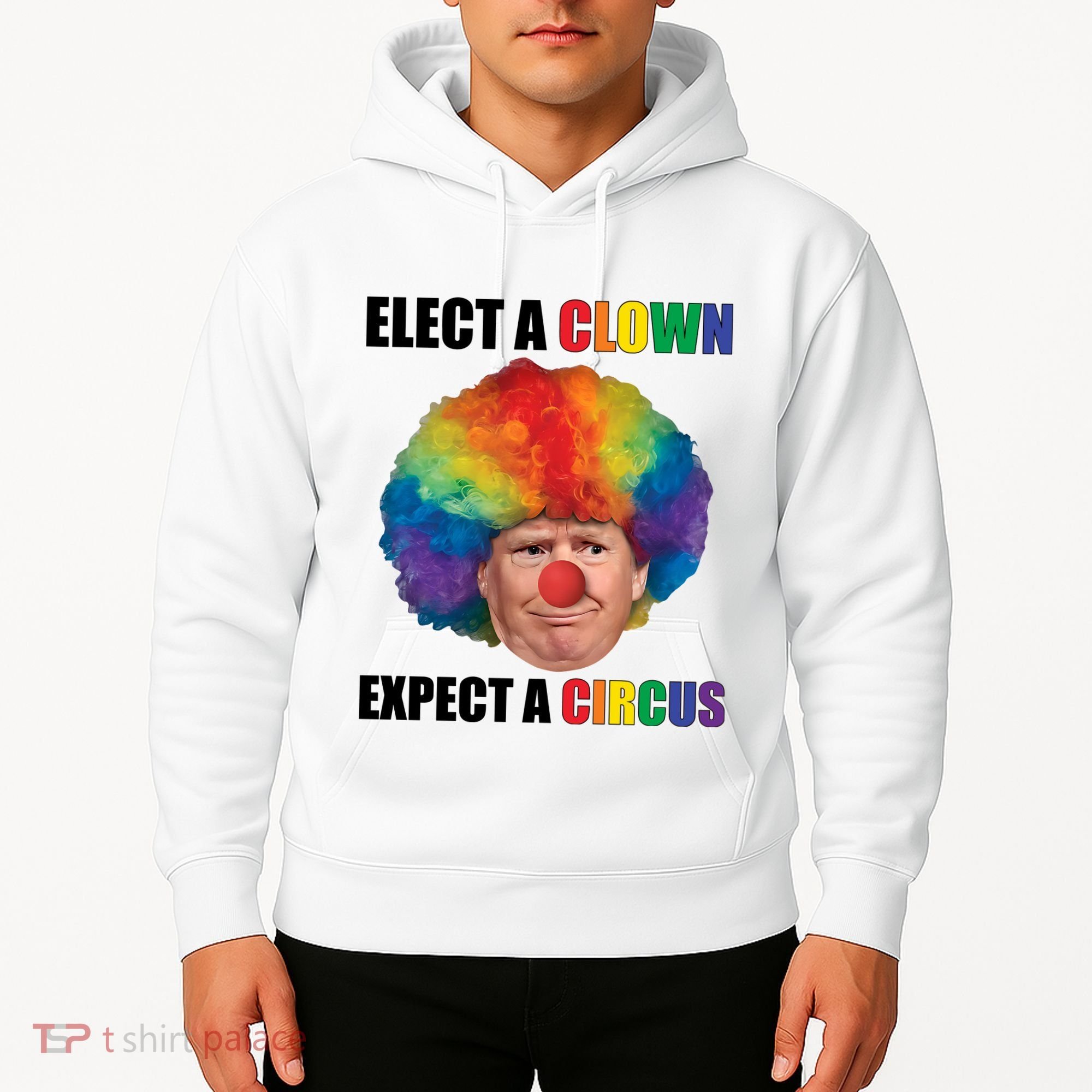 Elect Clown Expect A Circus Anti Trump Hoodie
