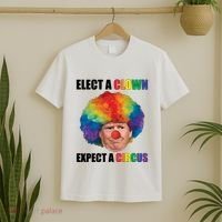 Elect Clown Expect A Circus Anti Trump T-Shirt thumb 2
