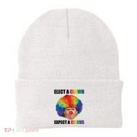 Elect Clown Expect A Circus Anti Trump Beanie thumb 0