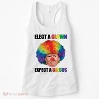 Elect Clown Expect A Circus Anti Trump Women's Tank Top thumb 0