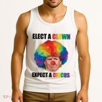 Elect Clown Expect A Circus Anti Trump Tank Top thumb 3