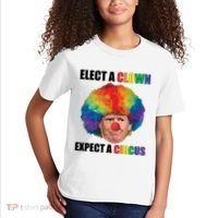 Elect Clown Expect A Circus Anti Trump Kids T-Shirt thumb 2