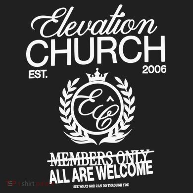 Elevation Church Ec Hunter Comfort Colors Heavyweight Long Sleeve T-Shirt
