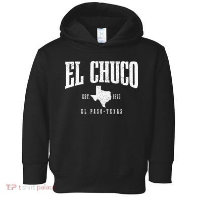 El Chuco El Paso Texas Pride Vintage Est 1873 Toddler Hoodie