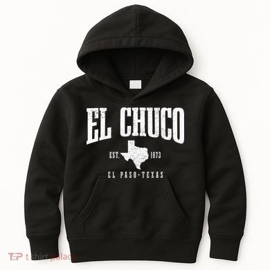 El Chuco El Paso Texas Pride Vintage Est 1873 Kids Hoodie