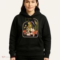 Everybody Croaks Frog Skull Mushroom Everybody Croak Hoodie thumb 5