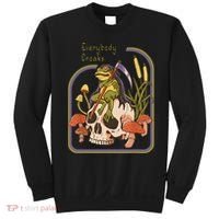 Everybody Croaks Frog Skull Mushroom Everybody Croak Sweatshirt thumb 0