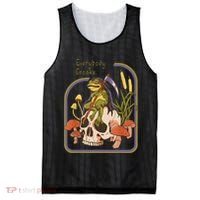 Everybody Croaks Frog Skull Mushroom Everybody Croak Mesh Reversible Basketball Jersey Tank thumb 0