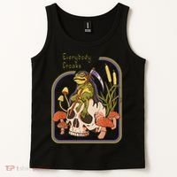 Everybody Croaks Frog Skull Mushroom Everybody Croak Tank Top thumb 2