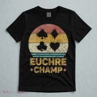 Euchre Champ Funny Vintage Euchre Board Game T-Shirt thumb 5