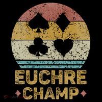 Euchre Champ Funny Vintage Euchre Board Game T-Shirt thumb 7