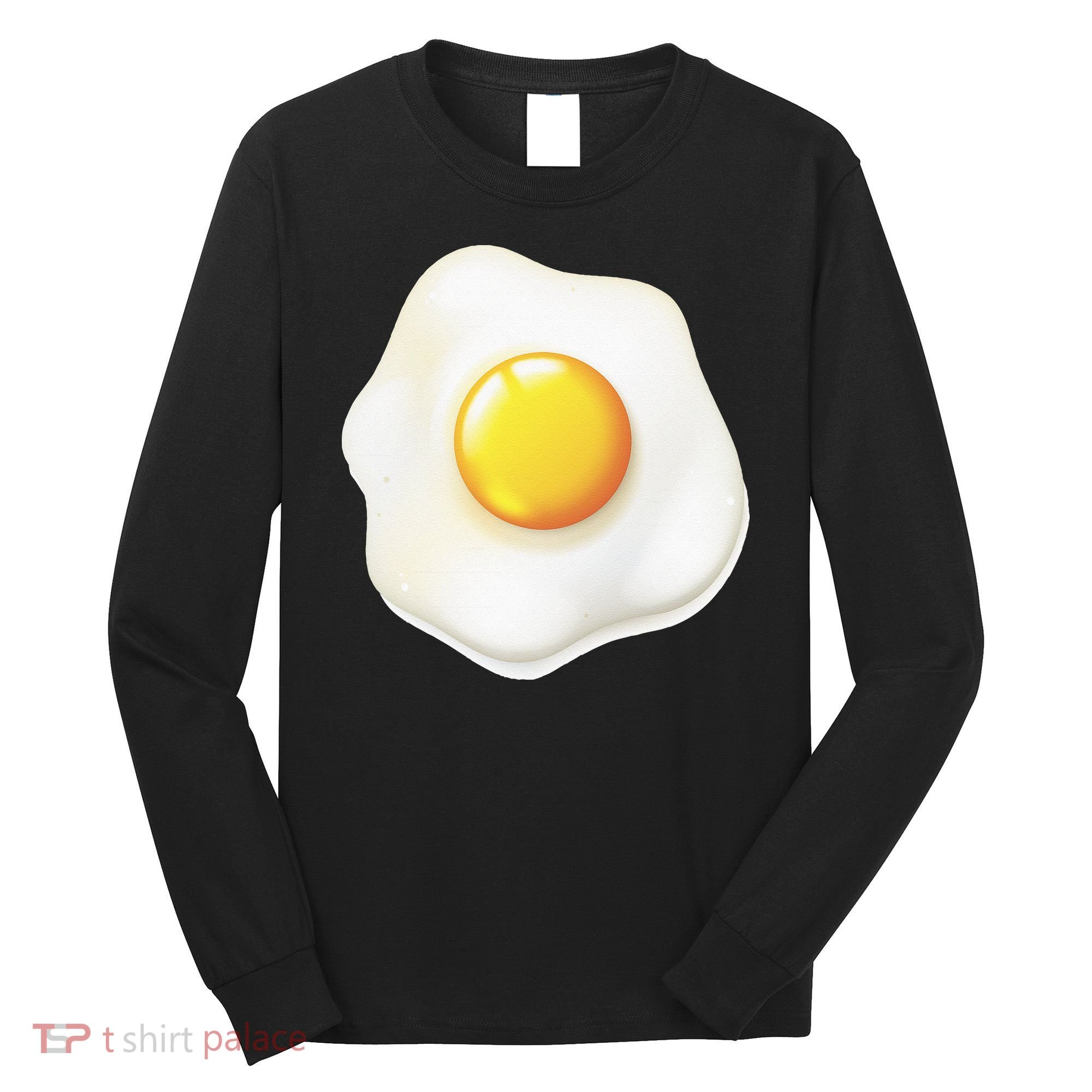 Egg Costume Funny Christmas Halloween Egg Long Sleeve Shirt