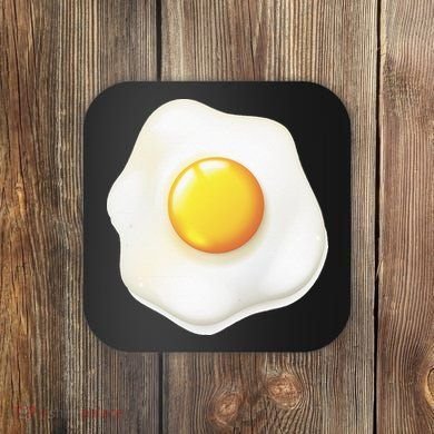 Egg Costume Funny Christmas Halloween Egg Coaster