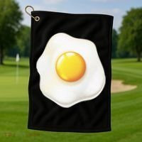 Egg Costume Funny Christmas Halloween Egg Golf Towel thumb 1
