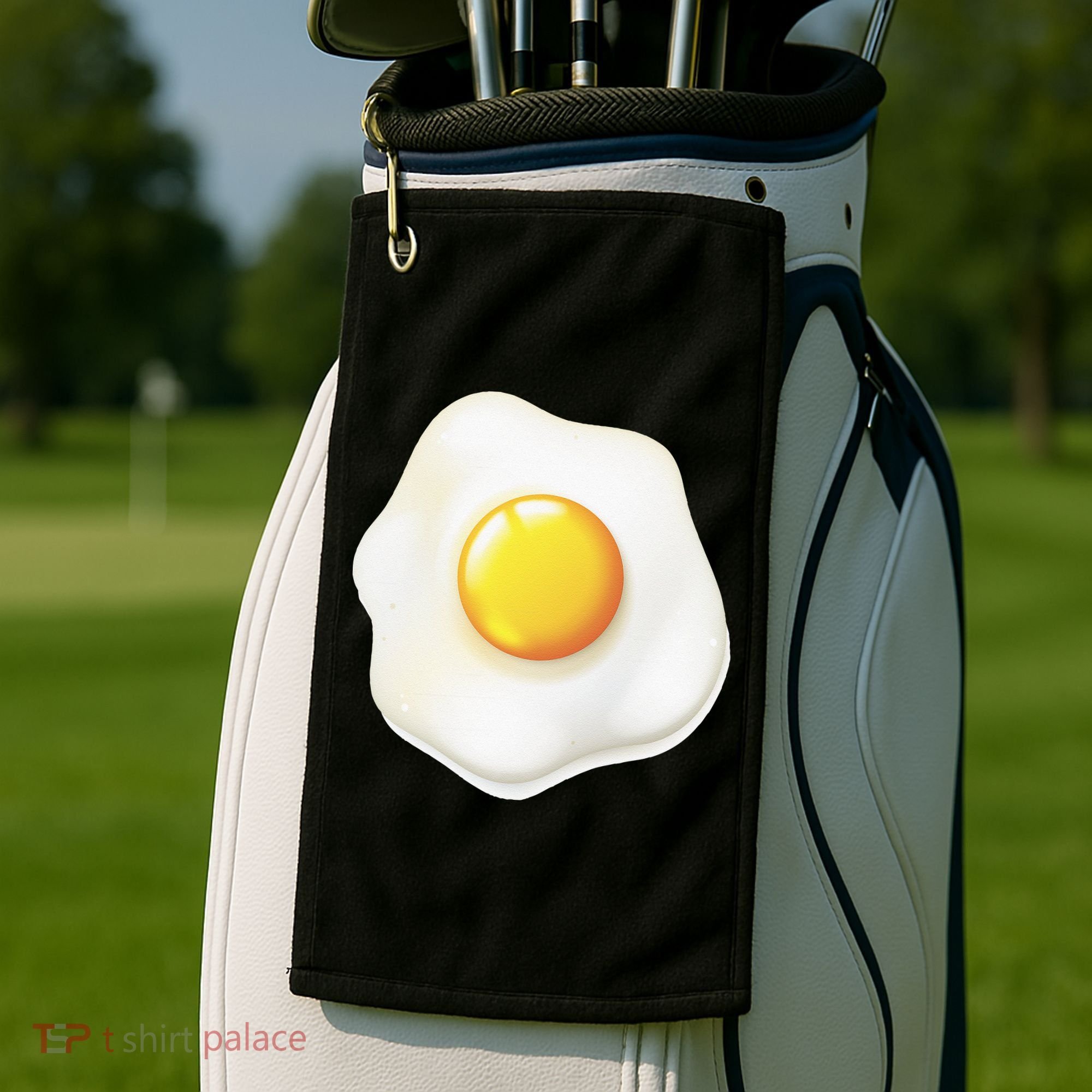 Egg Costume Funny Christmas Halloween Egg Golf Towel
