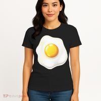 Egg Costume Funny Christmas Halloween Egg Women's T-Shirt thumb 4