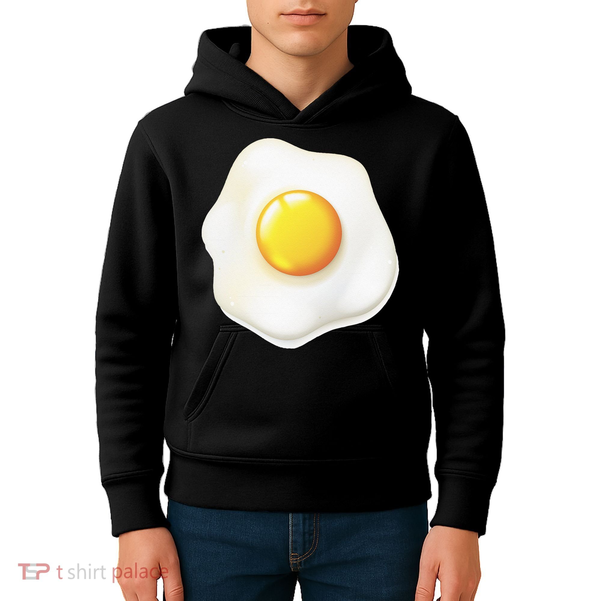 Egg Costume Funny Christmas Halloween Egg Kids Hoodie