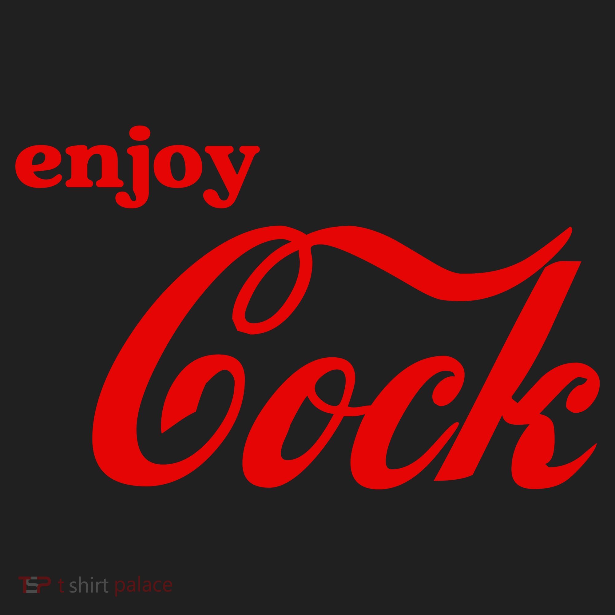 Enjoy Cock Funny Parody Logo Gift Women's Sweatshirt