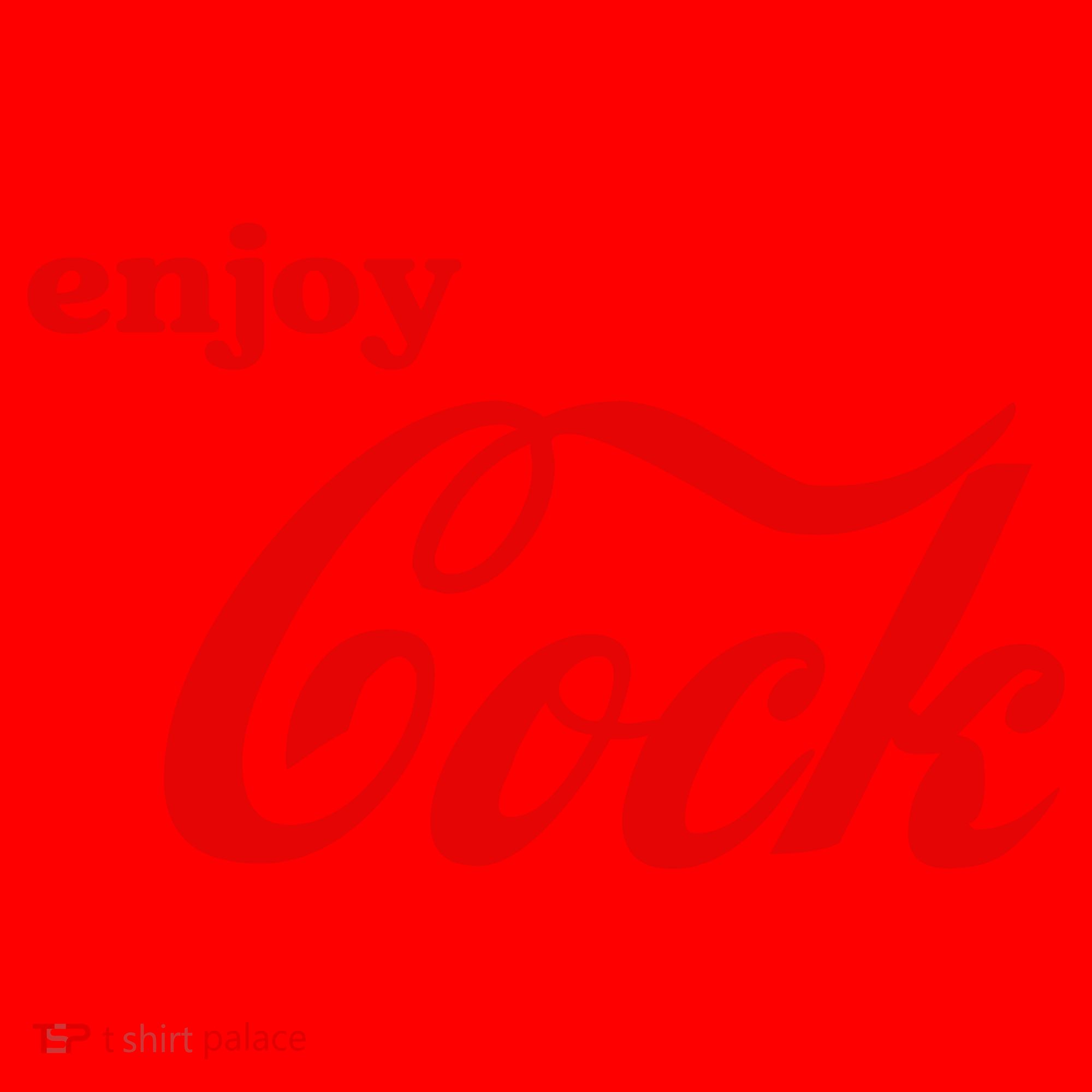 Enjoy Cock Funny Parody Logo Gift Santa Hat