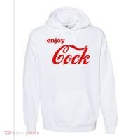 Enjoy Cock Funny Parody Logo Gift Comfort Colors Garment-Dyed Hooded Sweatshirt thumb 0