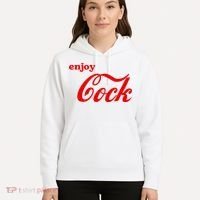 Enjoy Cock Funny Parody Logo Gift Hoodie thumb 5