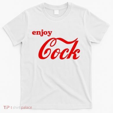 Enjoy Cock Funny Parody Logo Gift T-Shirt