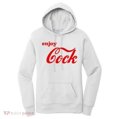 Enjoy Cock Funny Parody Logo Gift Women's Hoodie