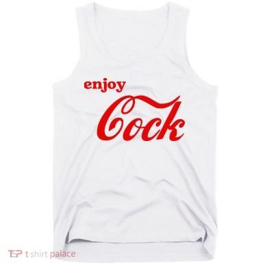Enjoy Cock Funny Parody Logo Gift Tank Top