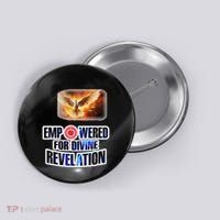 Empowered Christian For Divine Revelation Christian Button thumb 0