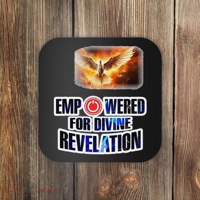 Empowered Christian For Divine Revelation Christian Coaster