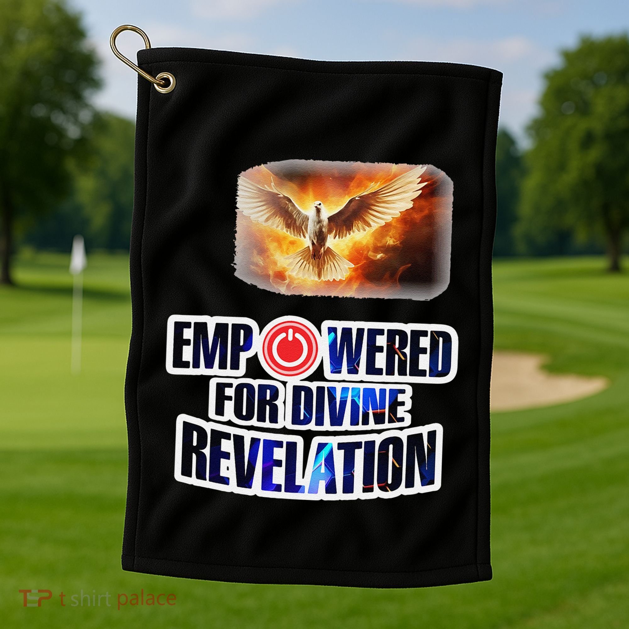 Empowered Christian For Divine Revelation Christian Golf Towel
