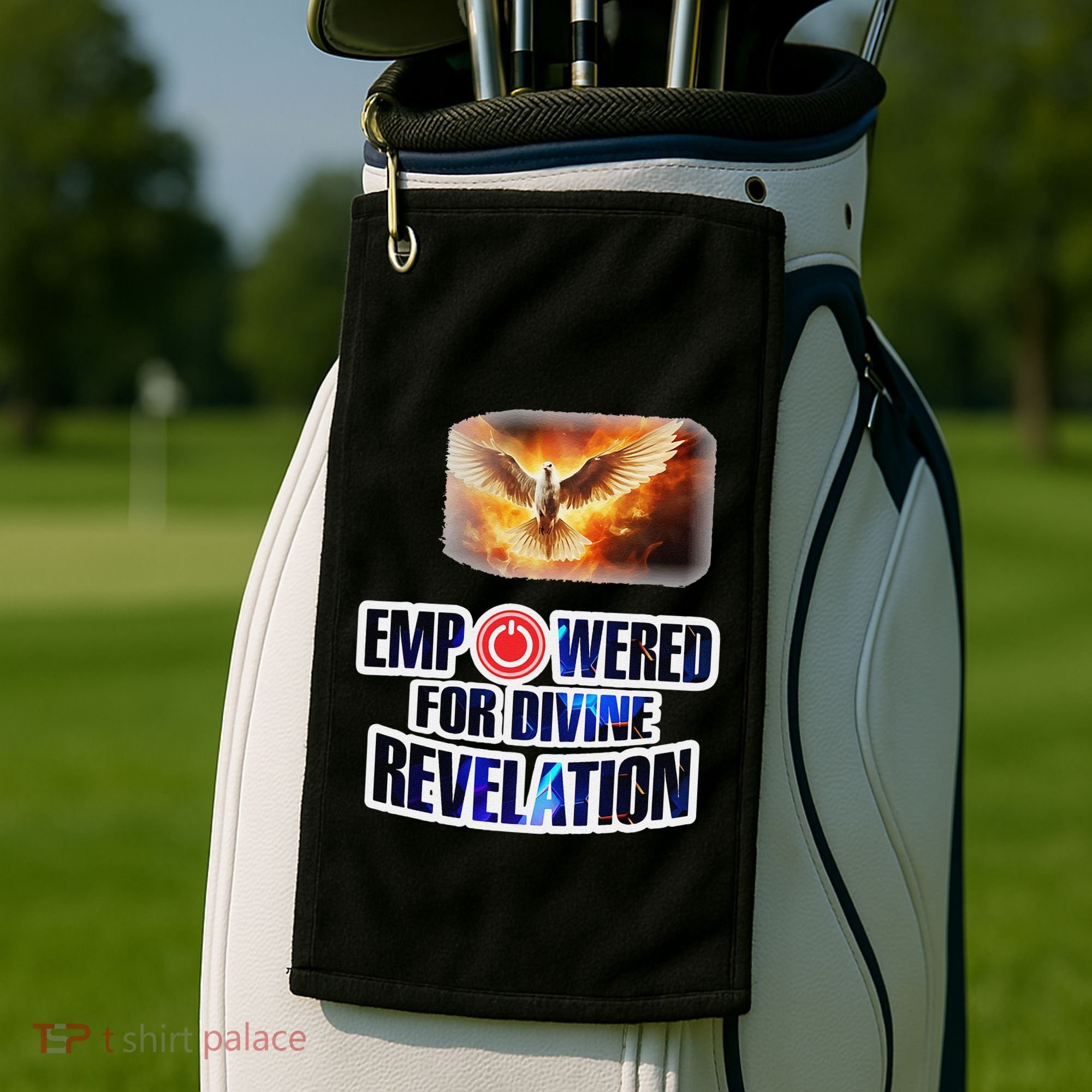 Empowered Christian For Divine Revelation Christian Golf Towel