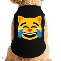 Emoticon Cat Face With Tears Of Joy Doggie Tank thumb 0