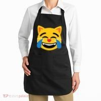 Emoticon Cat Face With Tears Of Joy Apron thumb 2