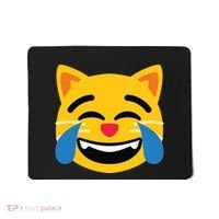 Emoticon Cat Face With Tears Of Joy Mousepad thumb 0