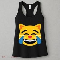 Emoticon Cat Face With Tears Of Joy Women's Tank Top thumb 3