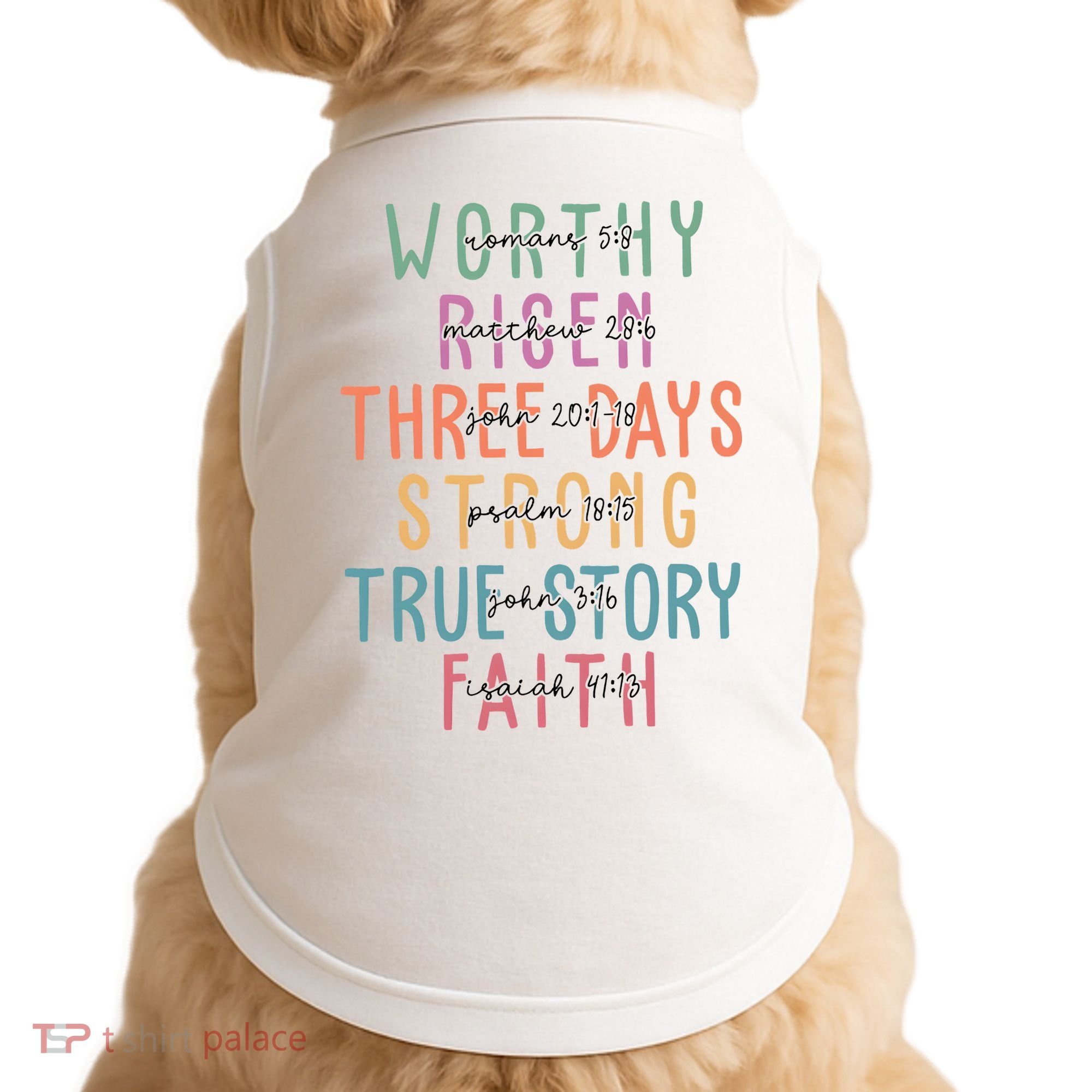 Easter Christian Family A Lot Can Happen Doggie Tank