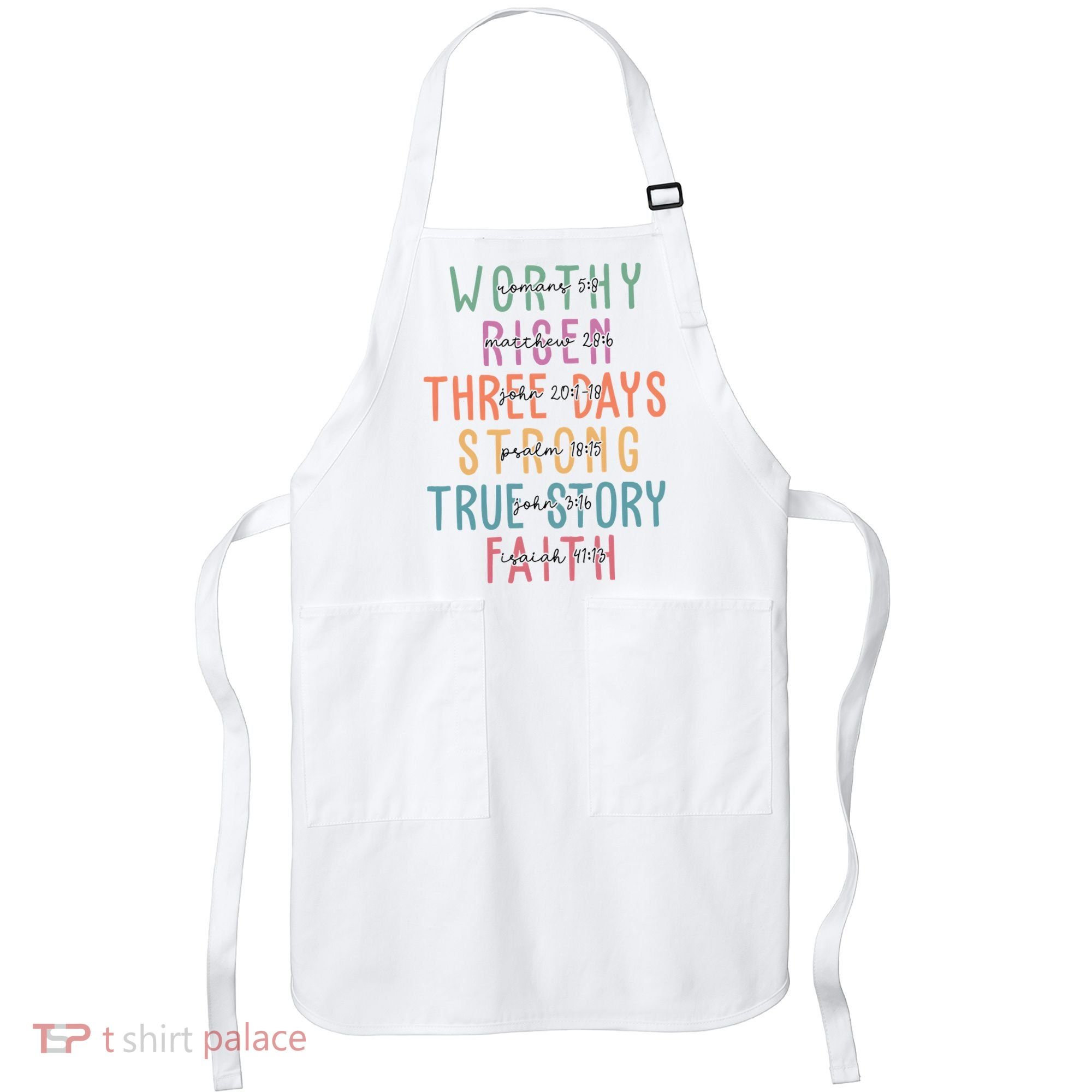 Easter Christian Family A Lot Can Happen Apron