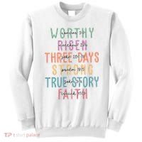 Easter Christian Family A Lot Can Happen Sweatshirt thumb 0