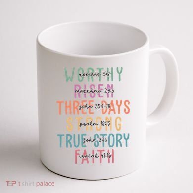Easter Christian Family A Lot Can Happen Coffee Mug back