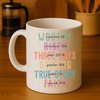 Easter Christian Family A Lot Can Happen Coffee Mug thumb 4