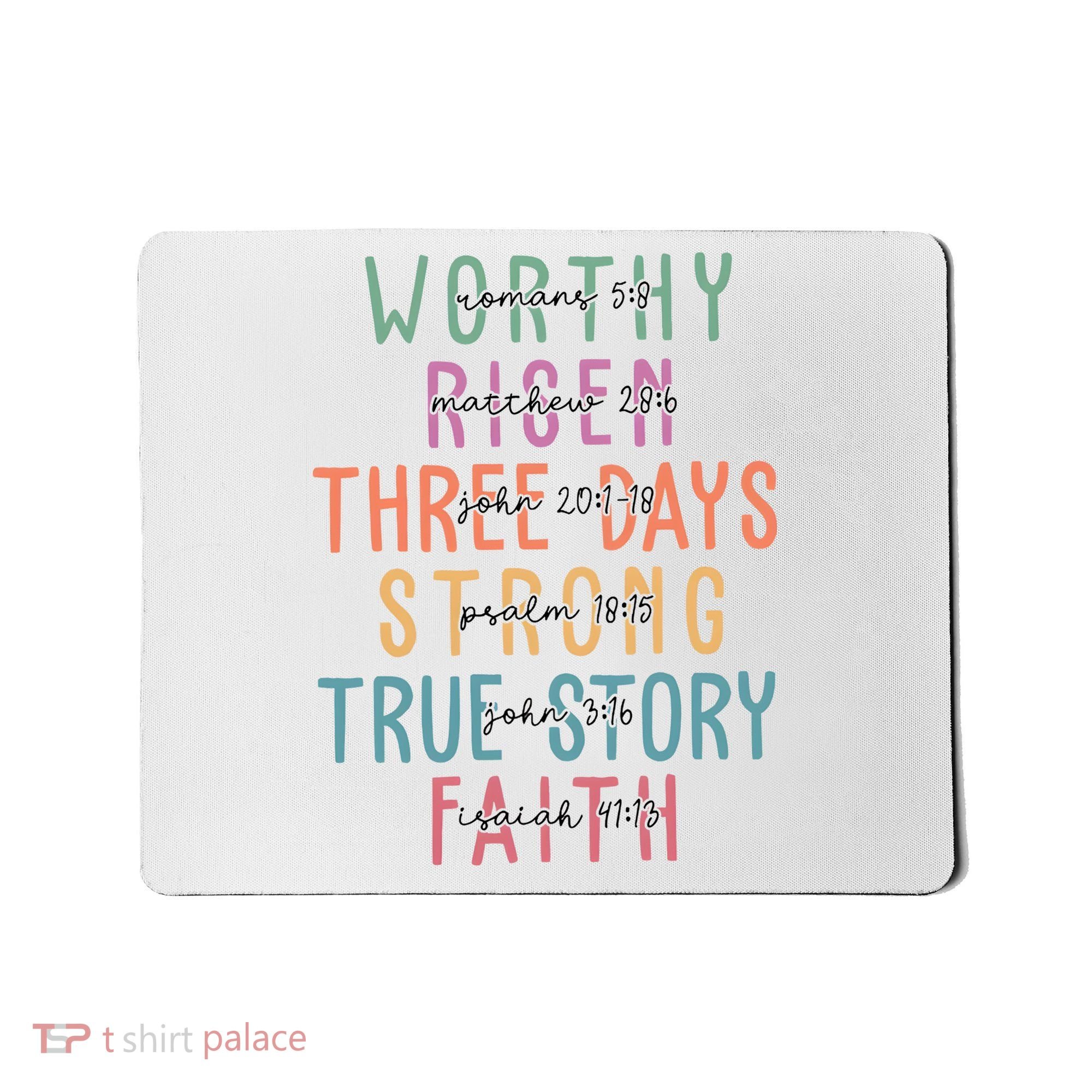 Easter Christian Family A Lot Can Happen Mousepad