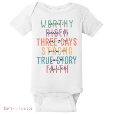 Easter Christian Family A Lot Can Happen Baby Bodysuit