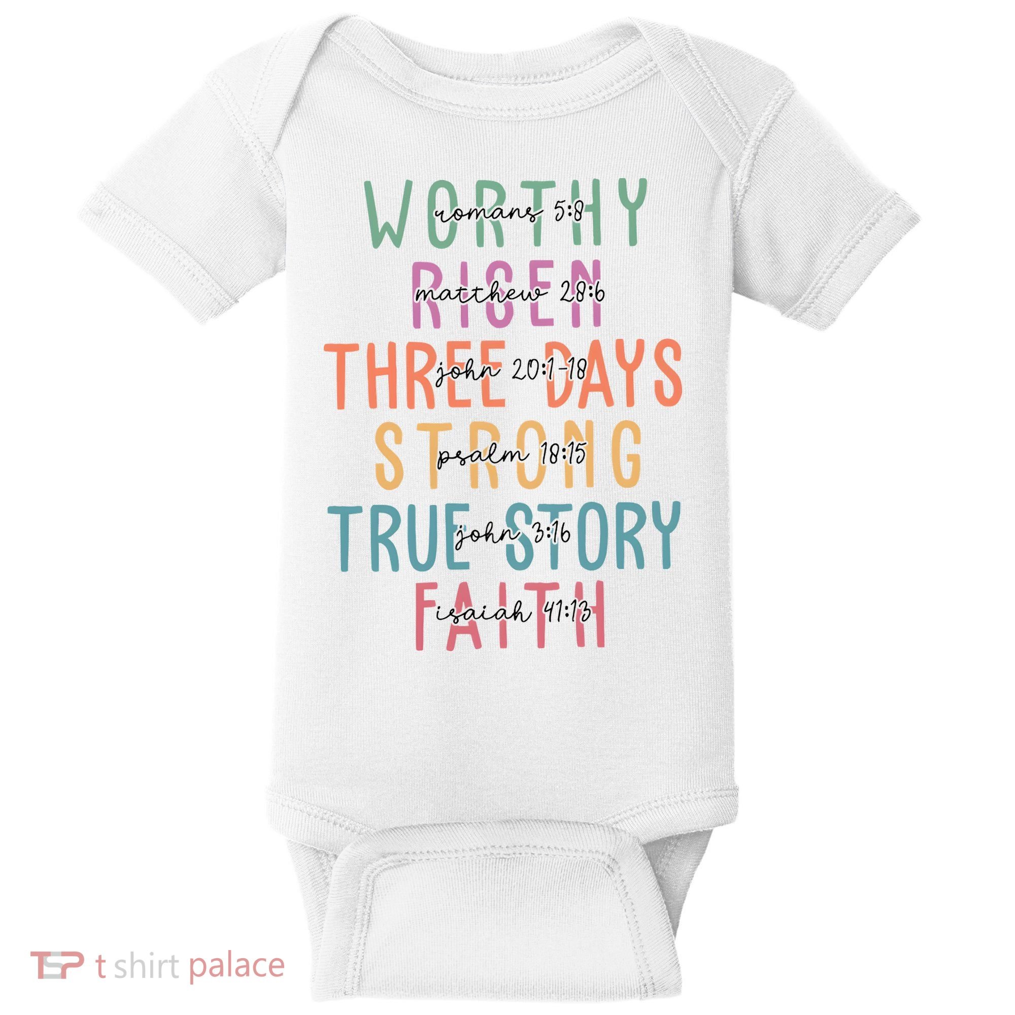 Easter Christian Family A Lot Can Happen Baby Bodysuit