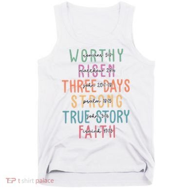 Easter Christian Family A Lot Can Happen Tank Top