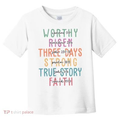 Easter Christian Family A Lot Can Happen Toddler T-Shirt