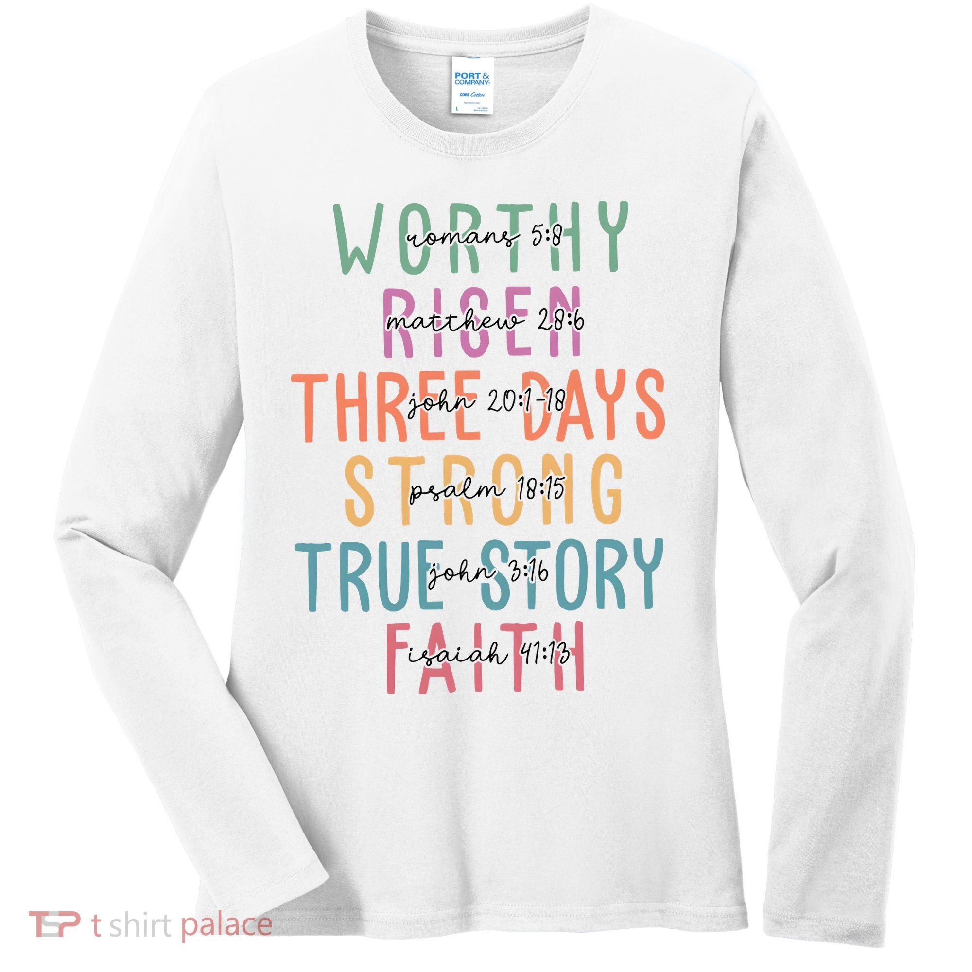 Easter Christian Family A Lot Can Happen Women's Long Sleeve Shirt