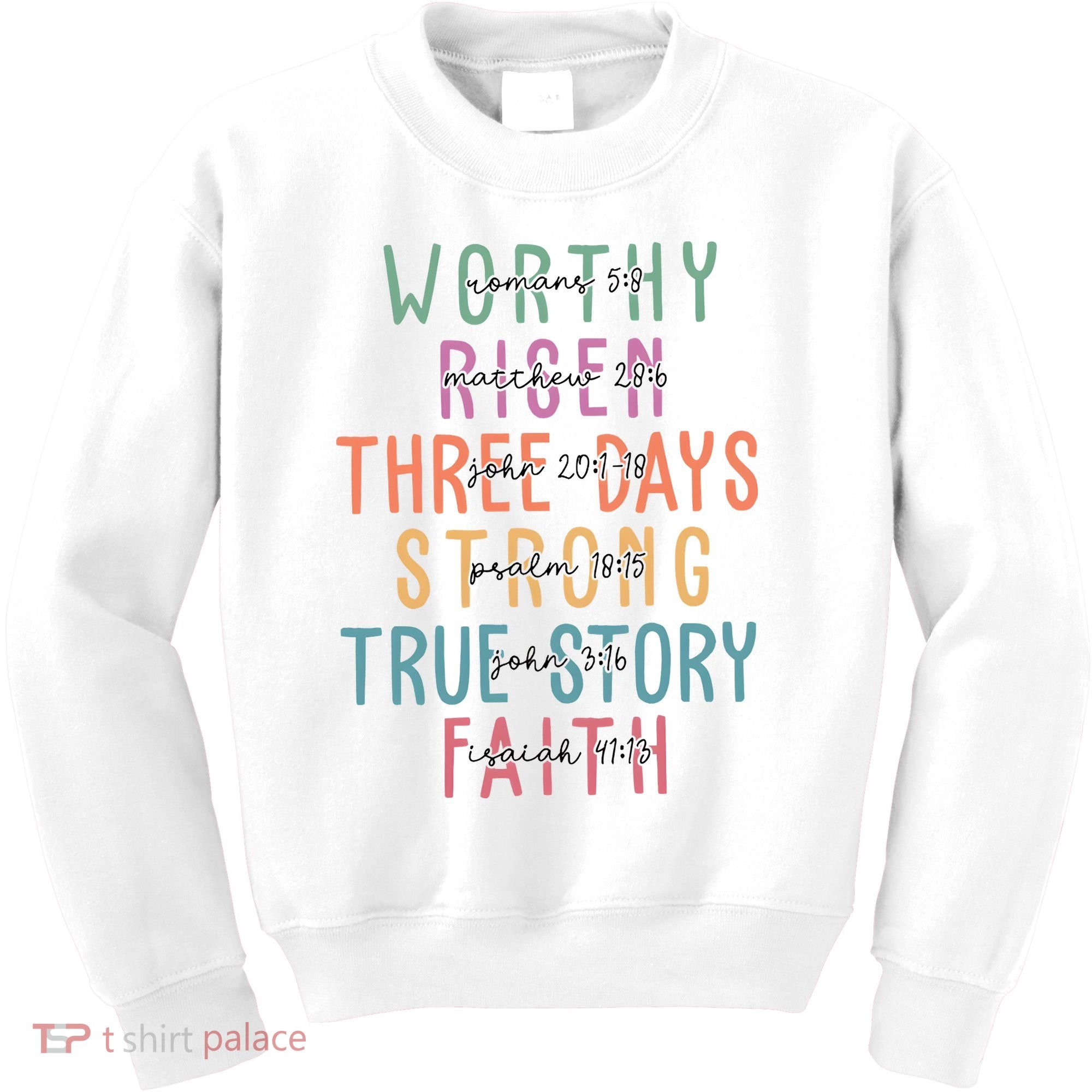 Easter Christian Family A Lot Can Happen Kids Sweatshirt